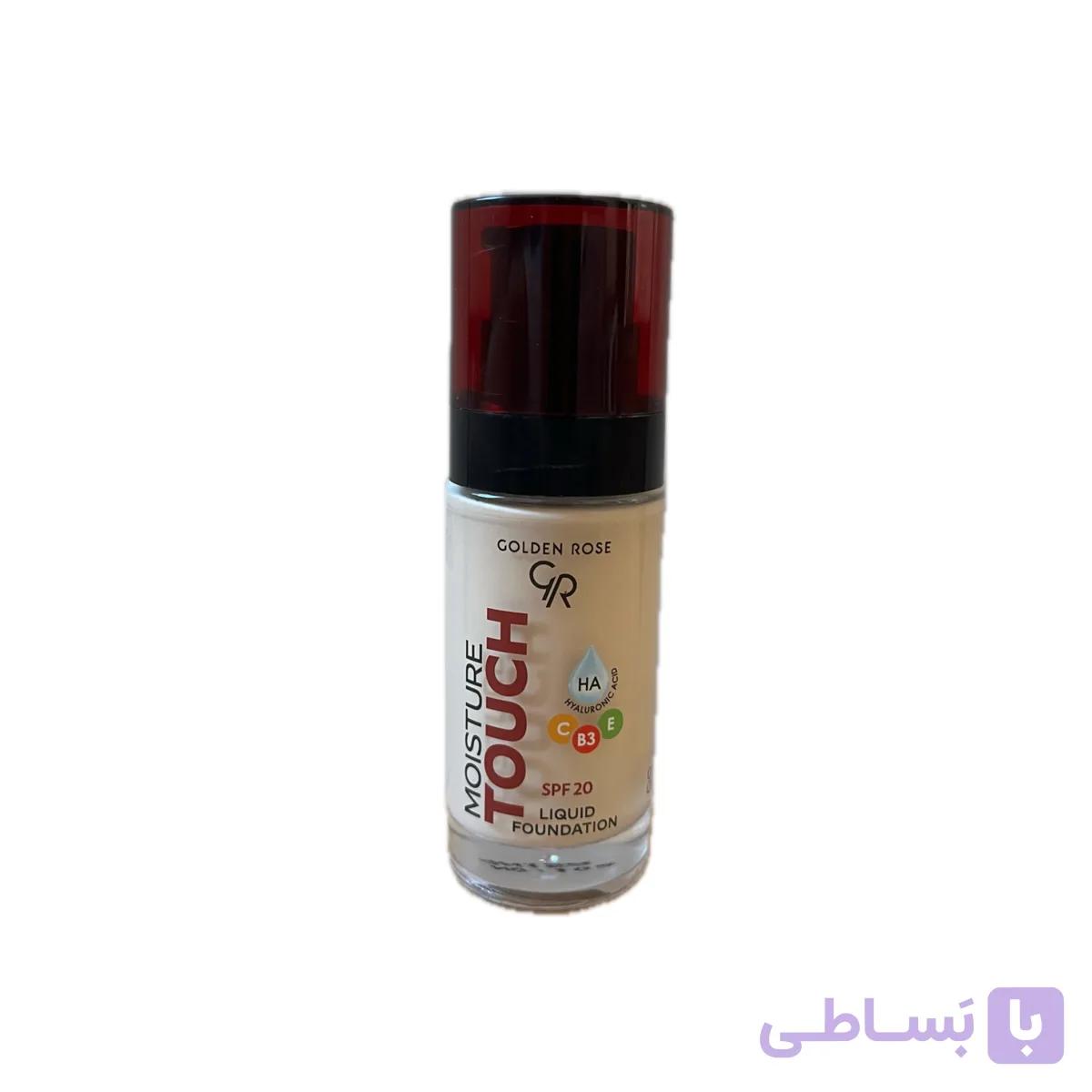 کرم پودر مایع گلدن رز مدل Moisture Touch
