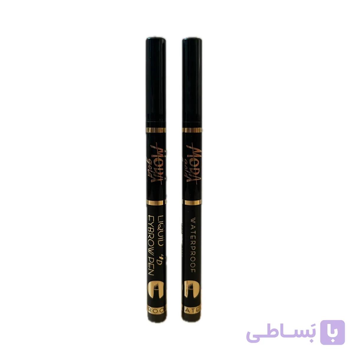 قلم هاشور ابرو قهوه ای کد ۸ Moda gold