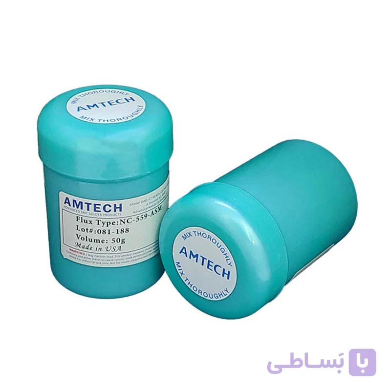 خمیر فلاکس 50 گرمی لیوانی برند AMTECH مدل NC-559-ASM — تصویر 1