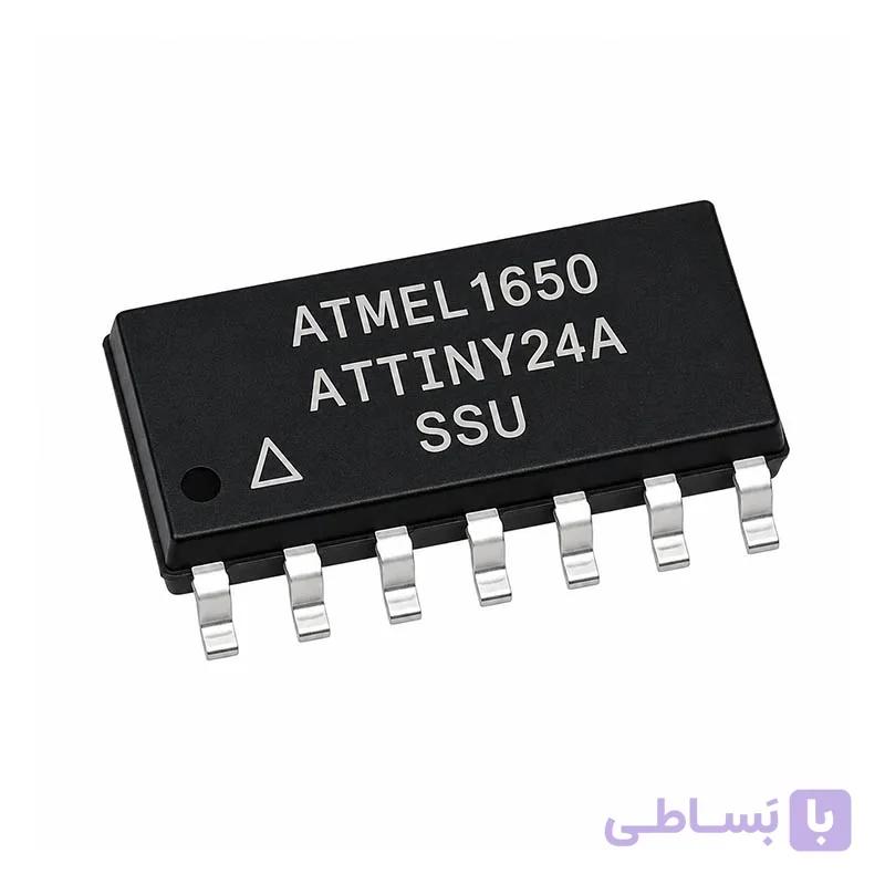 میکروکنترلر AVR مدل ATtiny24A SSU پکیج SMD — تصویر 1