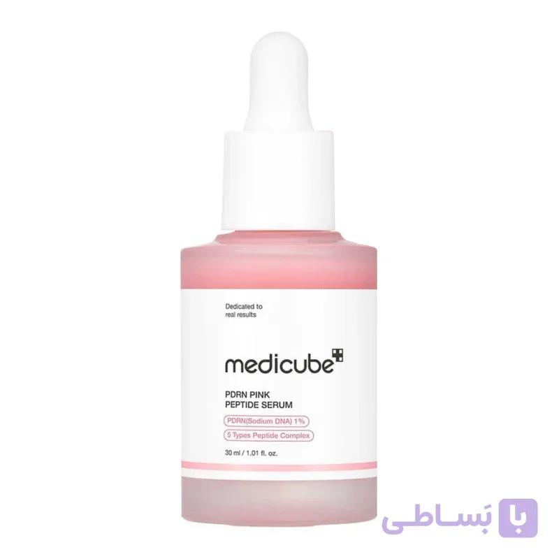 سرم روشن‌کننده و جوانساز مدیکیوب مدل PDRN Peptide حجم 30 میلی لیتر
