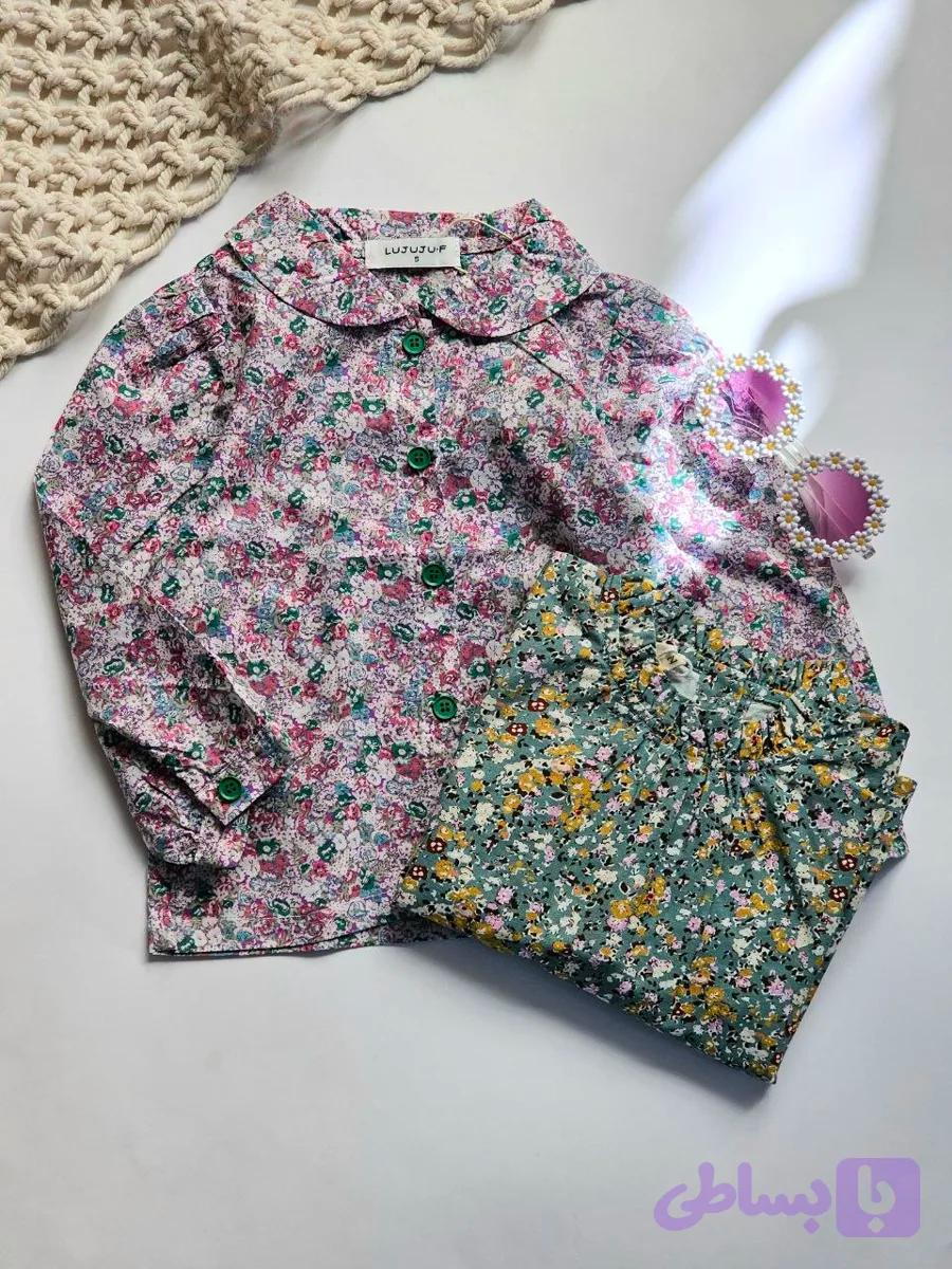 شومیز وارداتی گلی — تصویر 1
