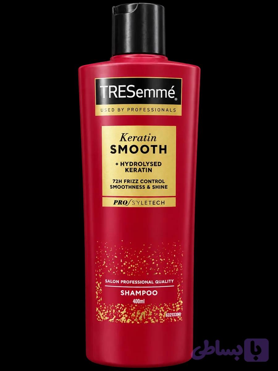 شامپو مو TRESemmé مدل Keratin Smooth حجم ۴۰۰ میلی‌لیتر