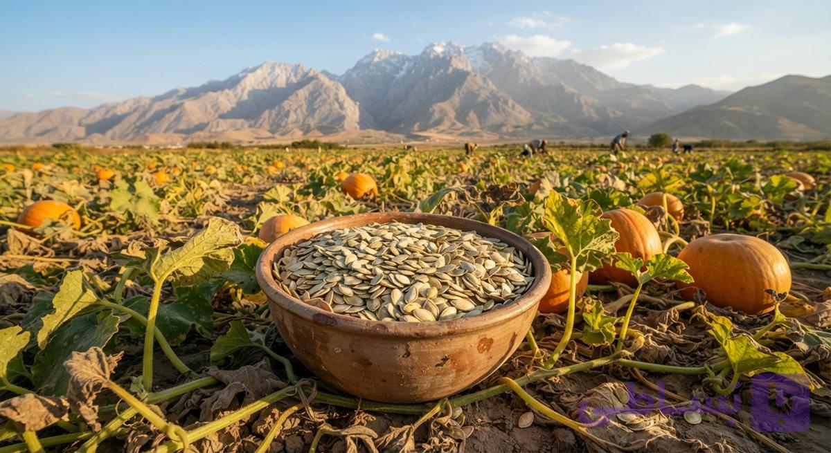 تخمه کدوی دنا کوه سمیرم کد112 - محصولات دنا کوه
