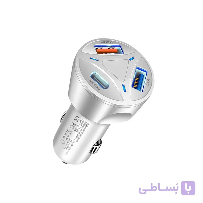 شارژر فندکی مدل QC3.0 Charger-PD-55W