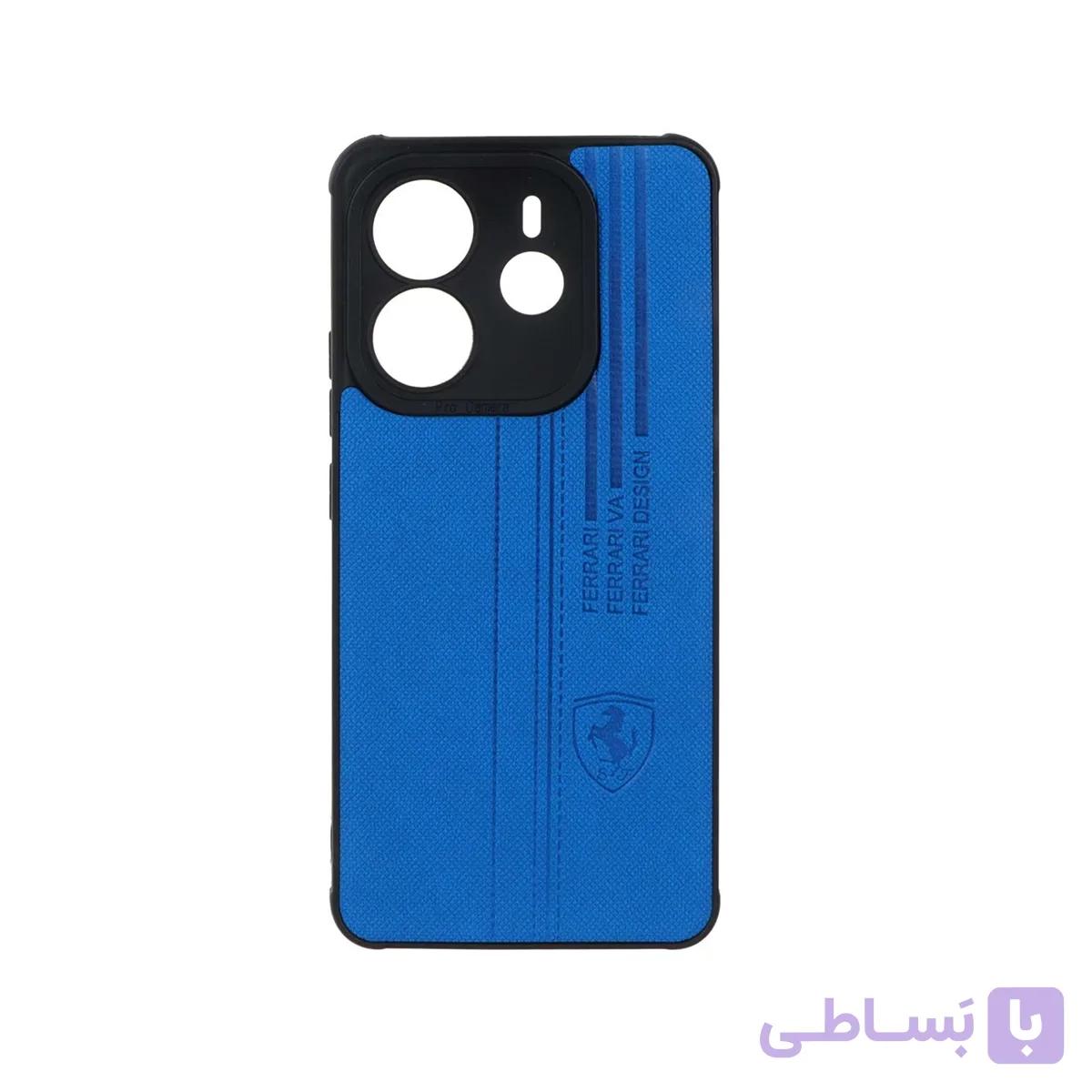 کاور Ferrari طرح چرم سوزنی Xiaomi Redmi Note 14