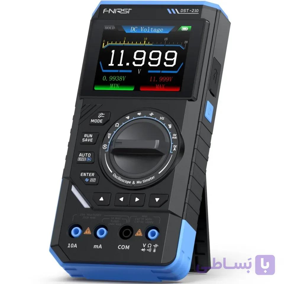 اسیلوسکوپ و مولتی‌متر سه‌کاره FNIRSI مدل DST-210