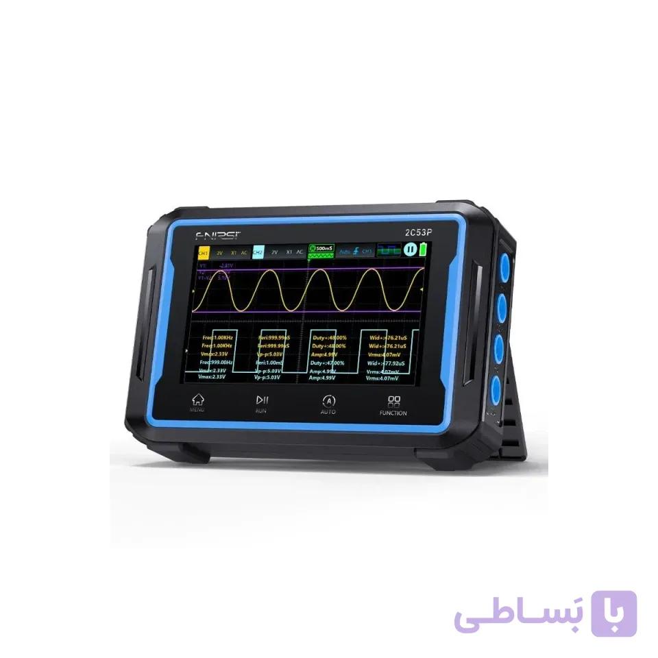 اسیلوسکوپ و مولتی‌متر تبلتی FNIRSI مدل 2C53P