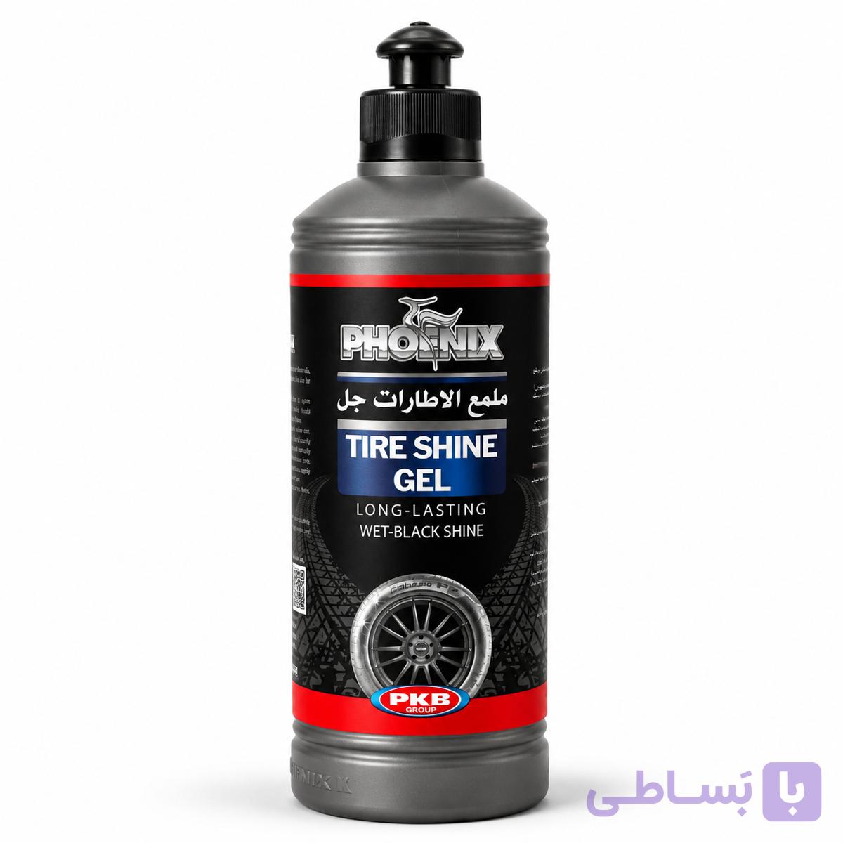 ژل براق کننده لاستیک خودرو فونیکس مدل Tire Shine Gel حجم 500 میلی‌لیتر