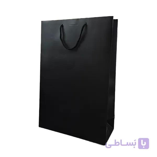 ساک دستی ایندربرد مشکی ۲۳۰ گرم سایز ۳۶.۲۴.۱۰