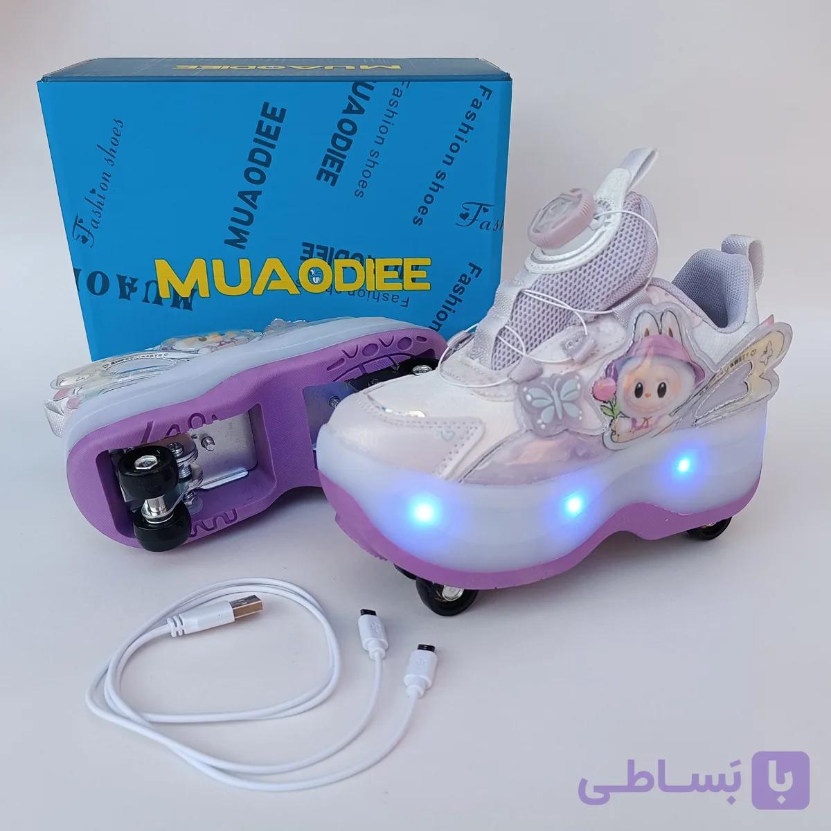 کفش اسکیتی بچگانه چرخ دار وارداتی