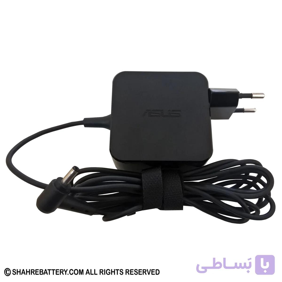 شارژر لپ تاپ ایسوس 19 ولت 2.37 آمپر 45 وات – سر 1.35*4.0 گارانتی کامتل — تصویر 1