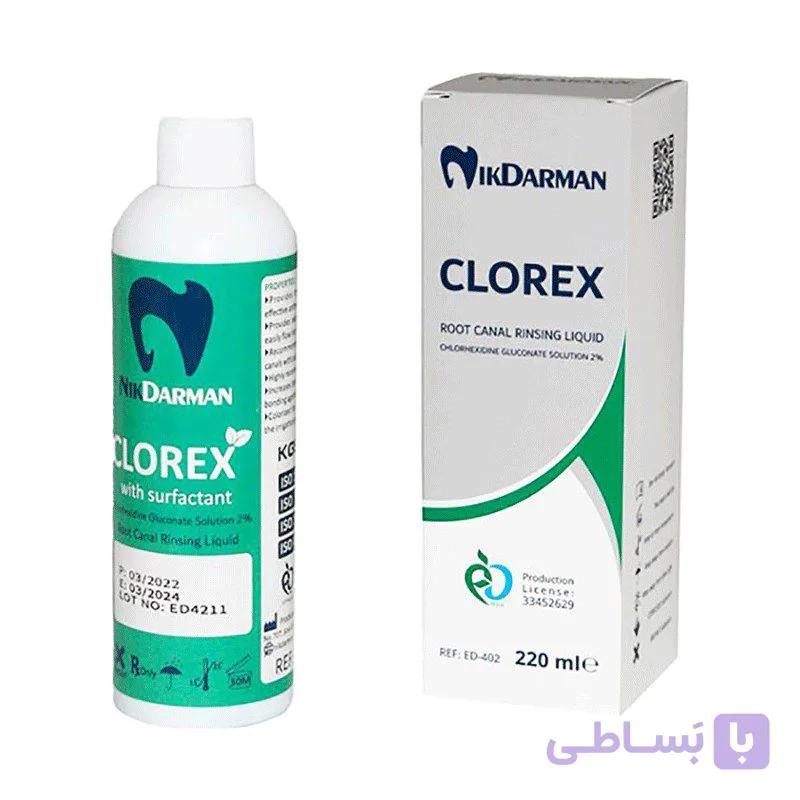 محلول کلرهگزیدین نیک درمان NIK DARMAN CLOREX 2% — تصویر 1