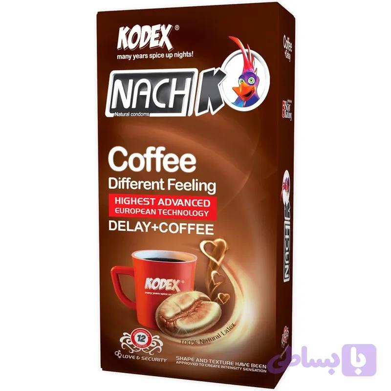 کاندوم ناچ کدکس مدل Delay And Coffee بسته 12 عددی