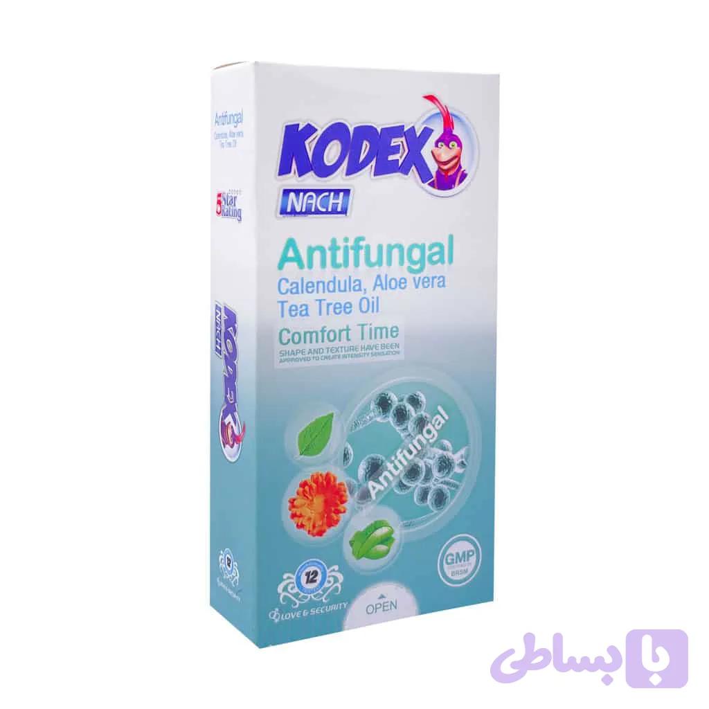 کاندوم ناچ کدکس ضد قارچ مدل Antifungal بسته 12 عددی