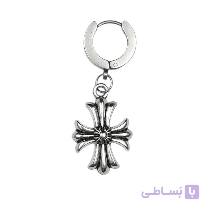 پیرسینگ گوش طرح کروم هارتز کد c96 — تصویر 1