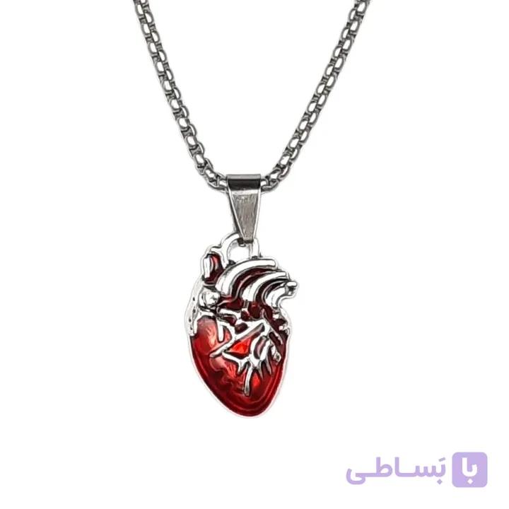گردنبند قلب مینیاتوری کد g811 — تصویر 1