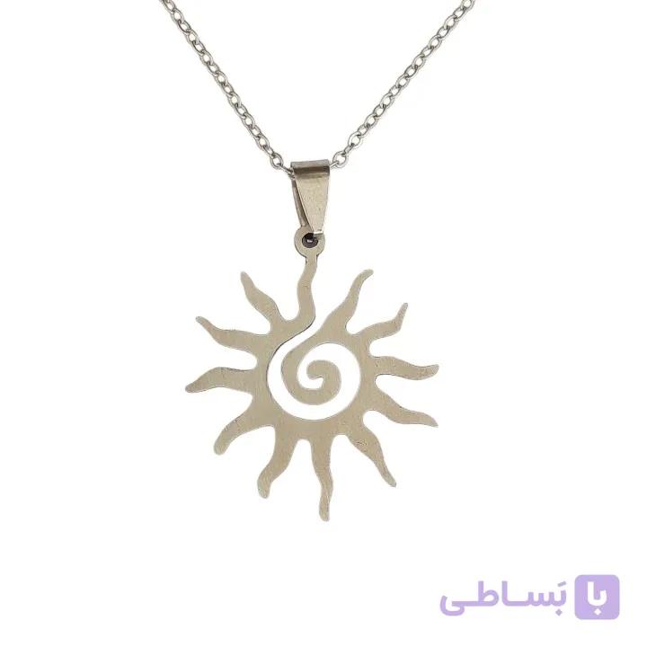 گردنبند خورشید اسپیرال کد g814 — تصویر 1