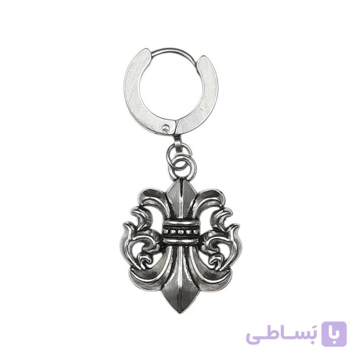 پیرسینگ گوش طرح کروم هارتز کد c95 — تصویر 1