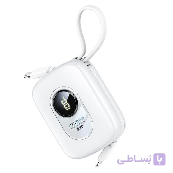 پاوربانک 22.5W وی آی پلاتینا VIPLATINA VP18 ظرفیت 10000 میلی آمپر ساعت — تصویر 1