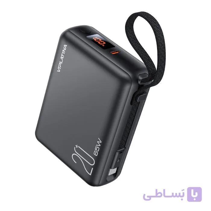 پاوربانک 65W وی آی پلاتینا VIPLATINA VP21 ظرفیت 20000 میلی آمپر ساعت — تصویر 1