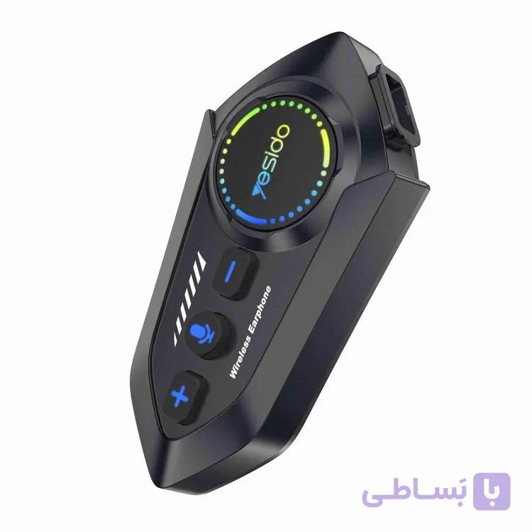 هدست بلوتوثی کلاه کاسکت یسیدو YESIDO VC19 با ANC و RGB — تصویر 1