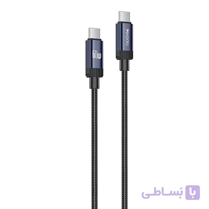 کابل تایپسی به تایپسی یسیدو YESIDO CA204طول 1متر 60W — تصویر 1