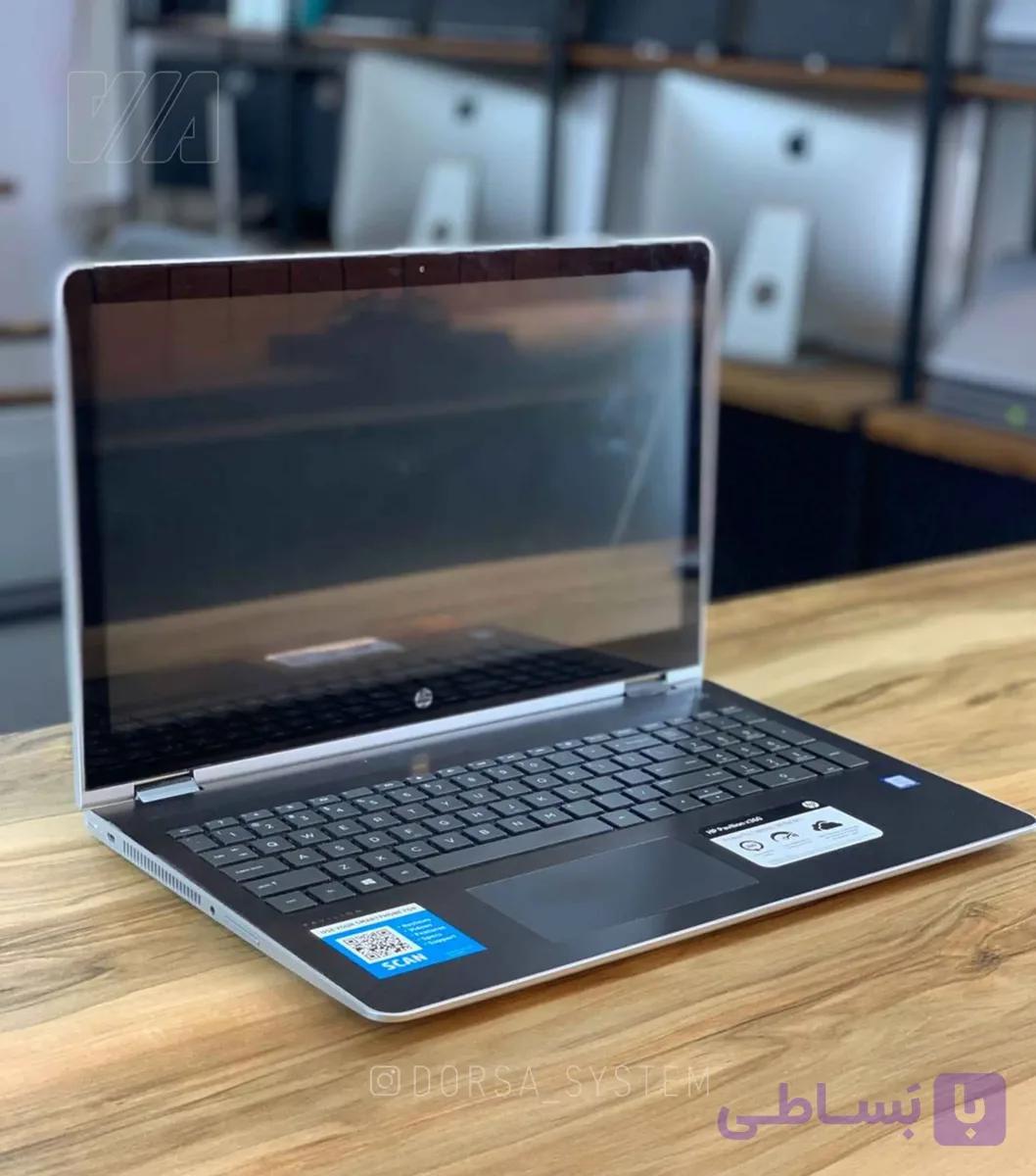 لپ تاپ استوک 15.6 اینچی اچ پی مدل PAVILION x360 / i5 7200U / 8G DDR4 / 256 G SSD / INTEL HD620 / FHD TOUCH