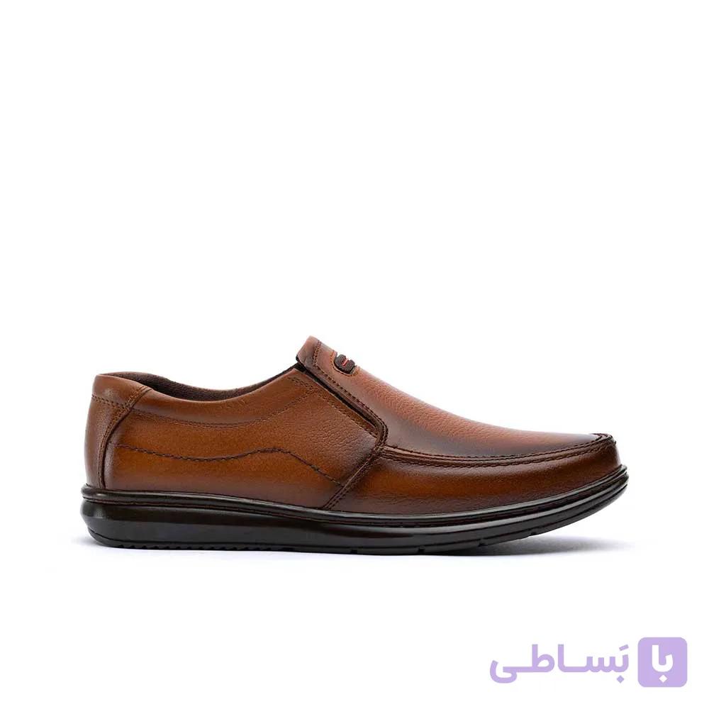 کفش طبی چرم تبریز مدیکال بی بند زیره پی یو — تصویر 1