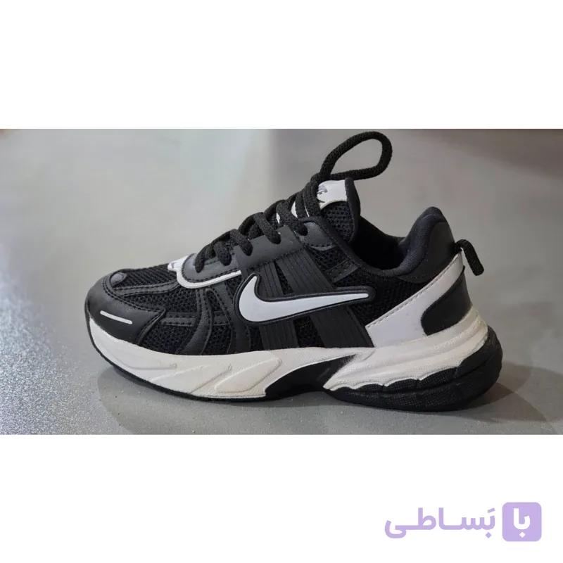 کفش ویتوکی32تا36پسرانه بچه گانه سفید مشکی نایک اسپرت نایکی وی توکی v2k ویتو کی