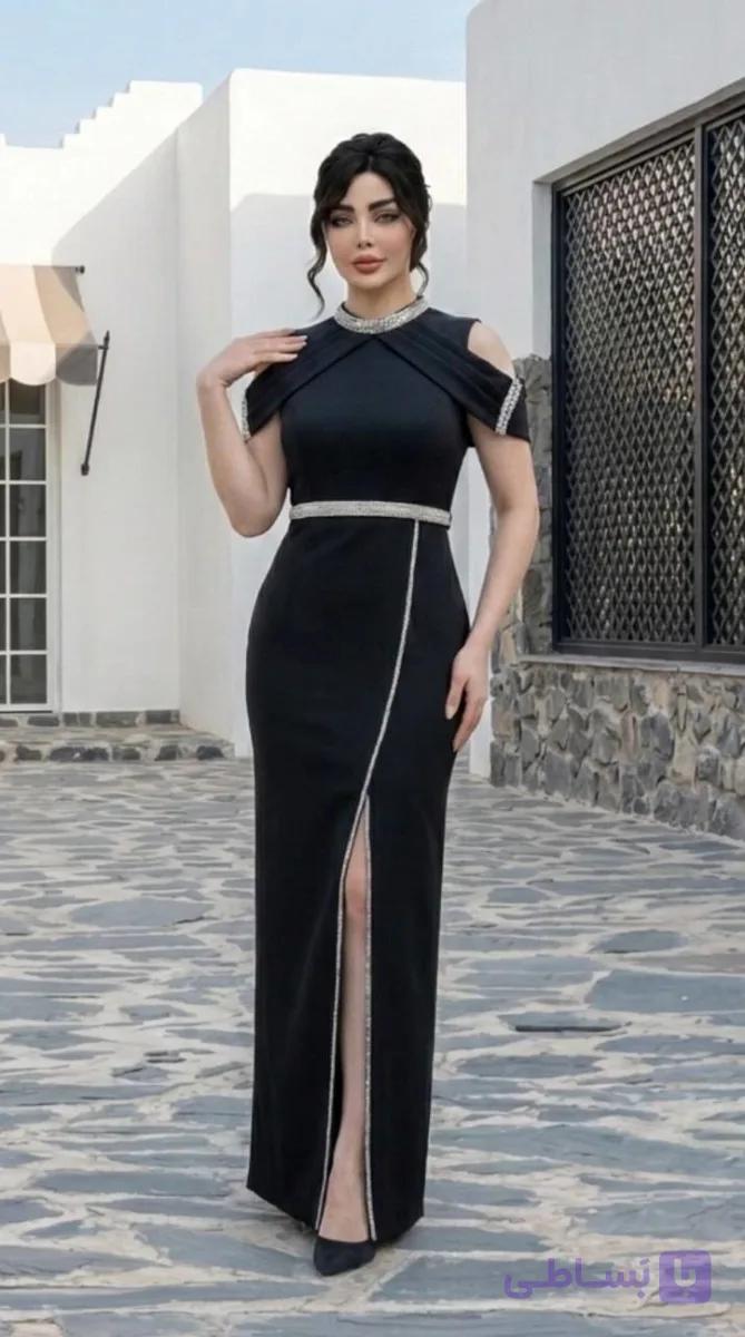 لباس مجلسی مزونی زنانه مدل شایلین — تصویر 1