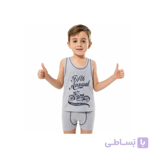ست رکابی شورت پسرانه آنیت کد 4786 — تصویر 1