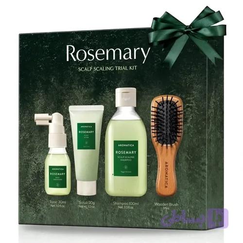 ست مسافرتی مراقبت از مو رزماری آروماتیکا اسکالپ و ضد ریزش | AROMATICA Rosemary Scalp Scaling Trial Kit — تصویر 1