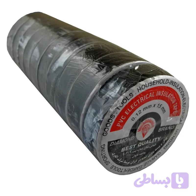 نوار چسب برق مشکی بسته 10عددی