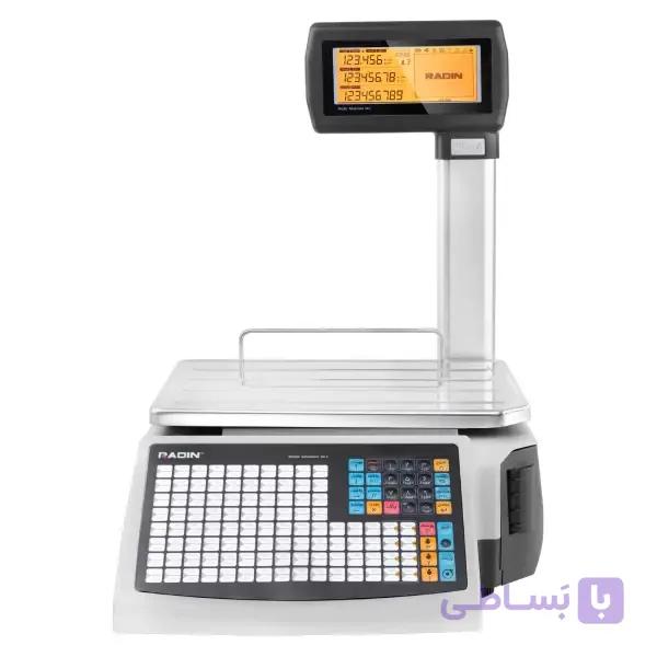ترازوی لیبل پرینتردار رادین مدل MKII B Basic 40Kg — تصویر 1
