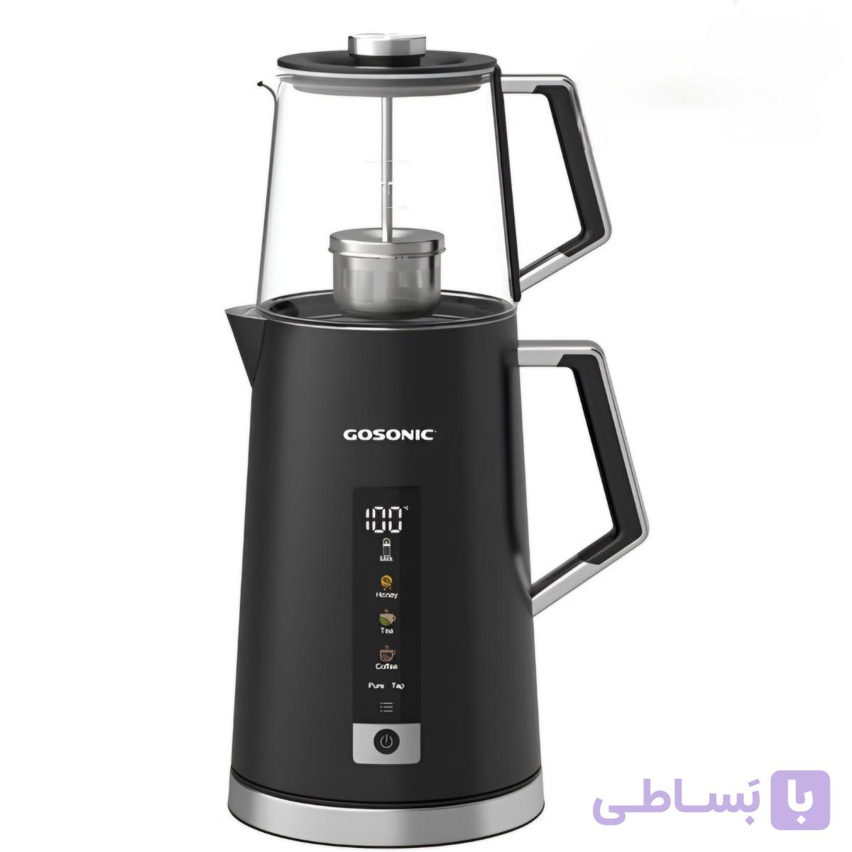 چای‌ساز روی هم گوسونیک مدل GST-784 — تصویر 1