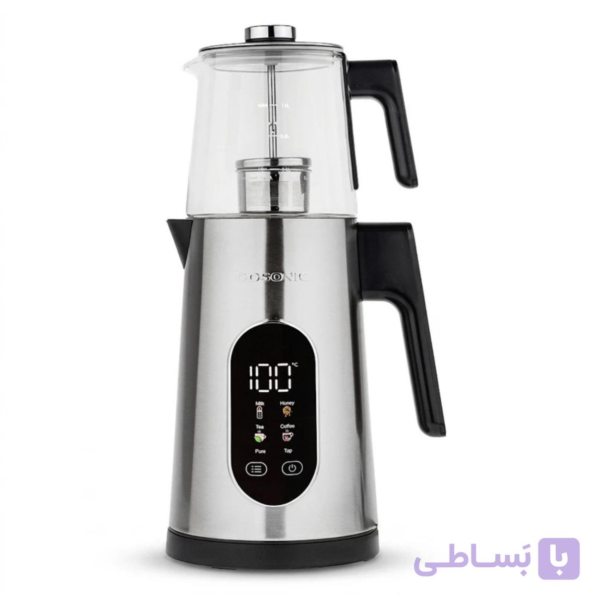چای ساز روی هم گوسونیک مدل Gst-782 — تصویر 1