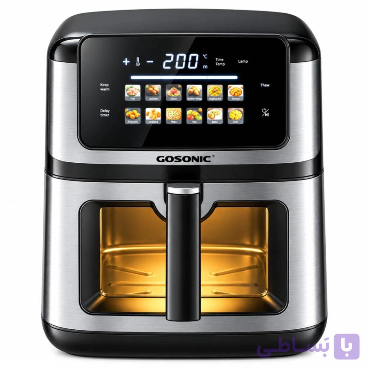 سرخ‌کن هواپز 10 لیتری گوسونیک مدل GAF-1010 — تصویر 1