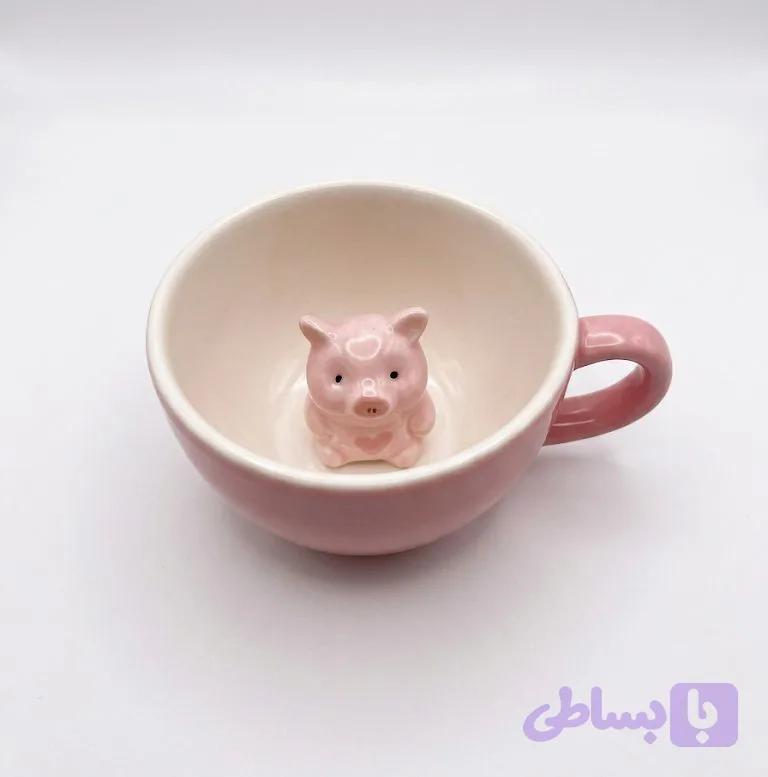 فنجون سوپرایزی خوک عاشق