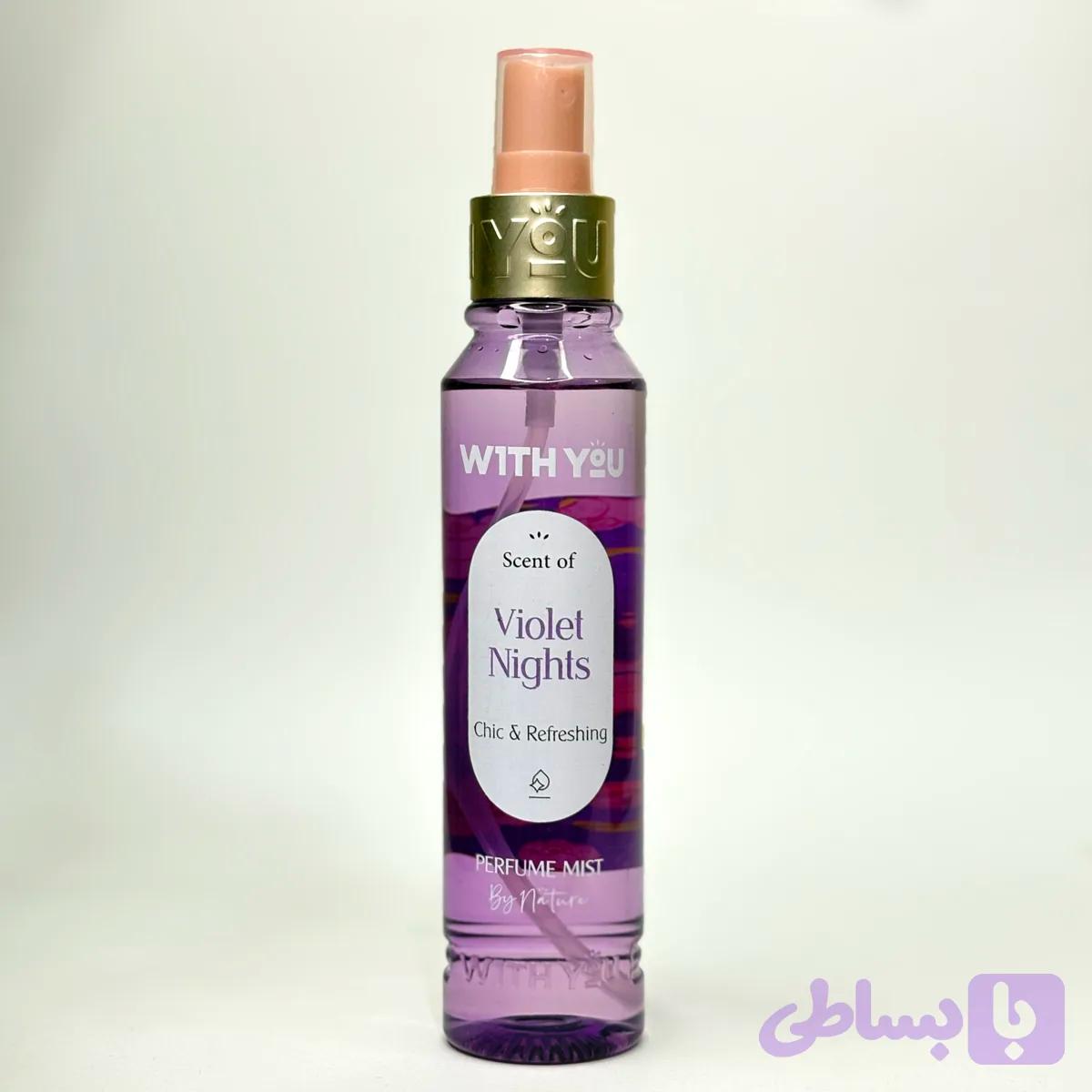 بادی اسپلش زنانه ویت یو مدل Violet Night ۱۵۰میل