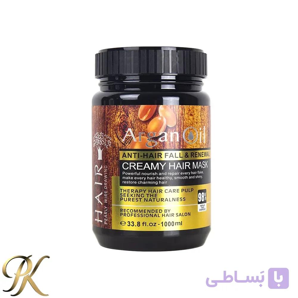ماسک مو کرمی روغن آرگان هیر مدل Anti Hair Fall &amp; Renewal — تصویر 1