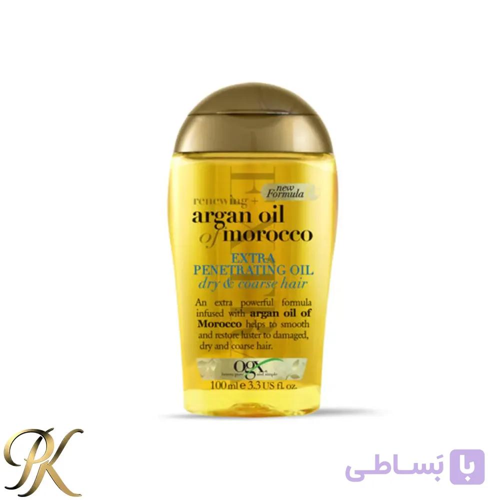 روغن آرگان مراکشی اوجی ایکس مدل Extra Strength حجم 100 میلی‌ لیتر — تصویر 1