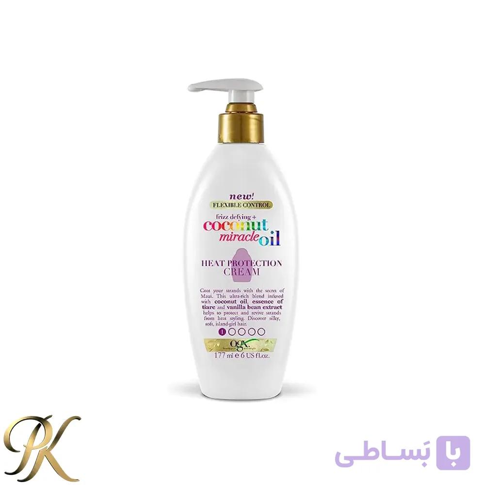 کرم موی کوکونات میراکل او جی ایکس؛ محافظ حرارت و نرم‌ کننده قوی مو — تصویر 1
