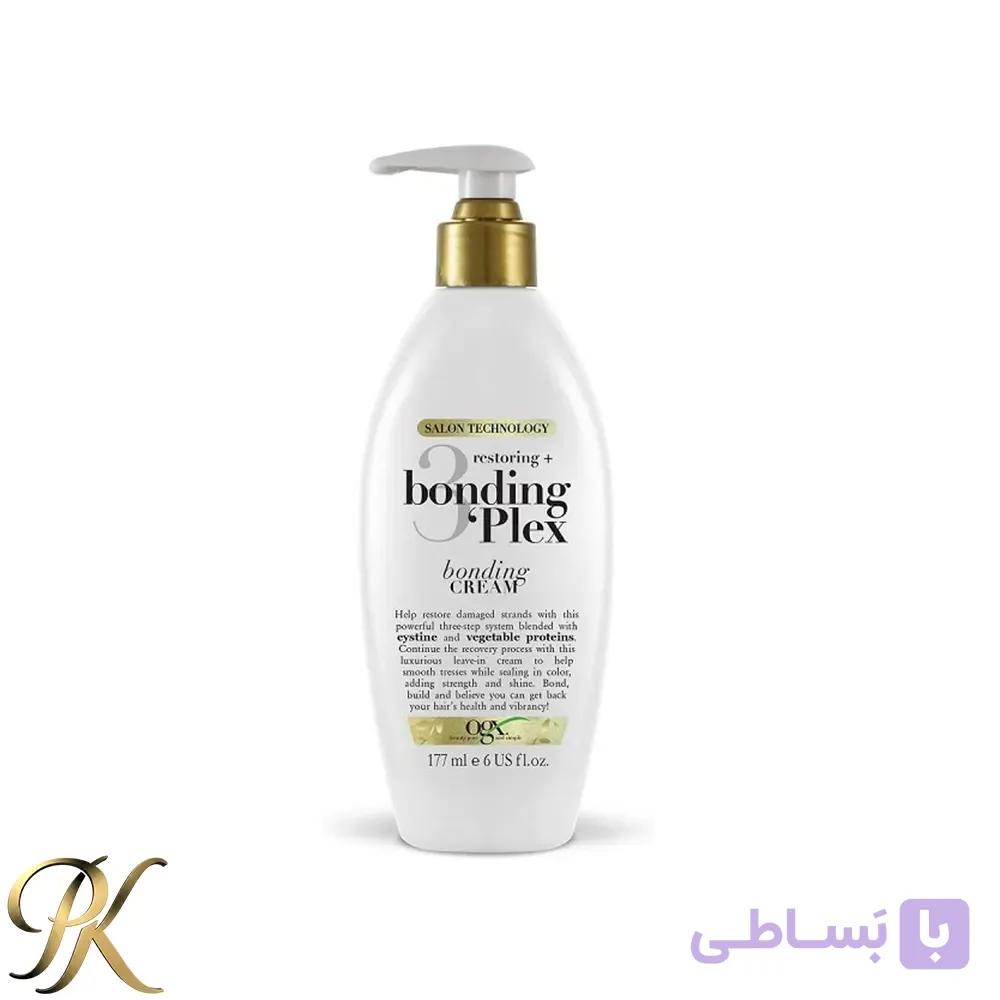 کرم موی باندینگ پلکس او جی ایکس | مناسب موهای رنگ‌ شده، دکلره‌ شده و آسیب‌ دیده — تصویر 1