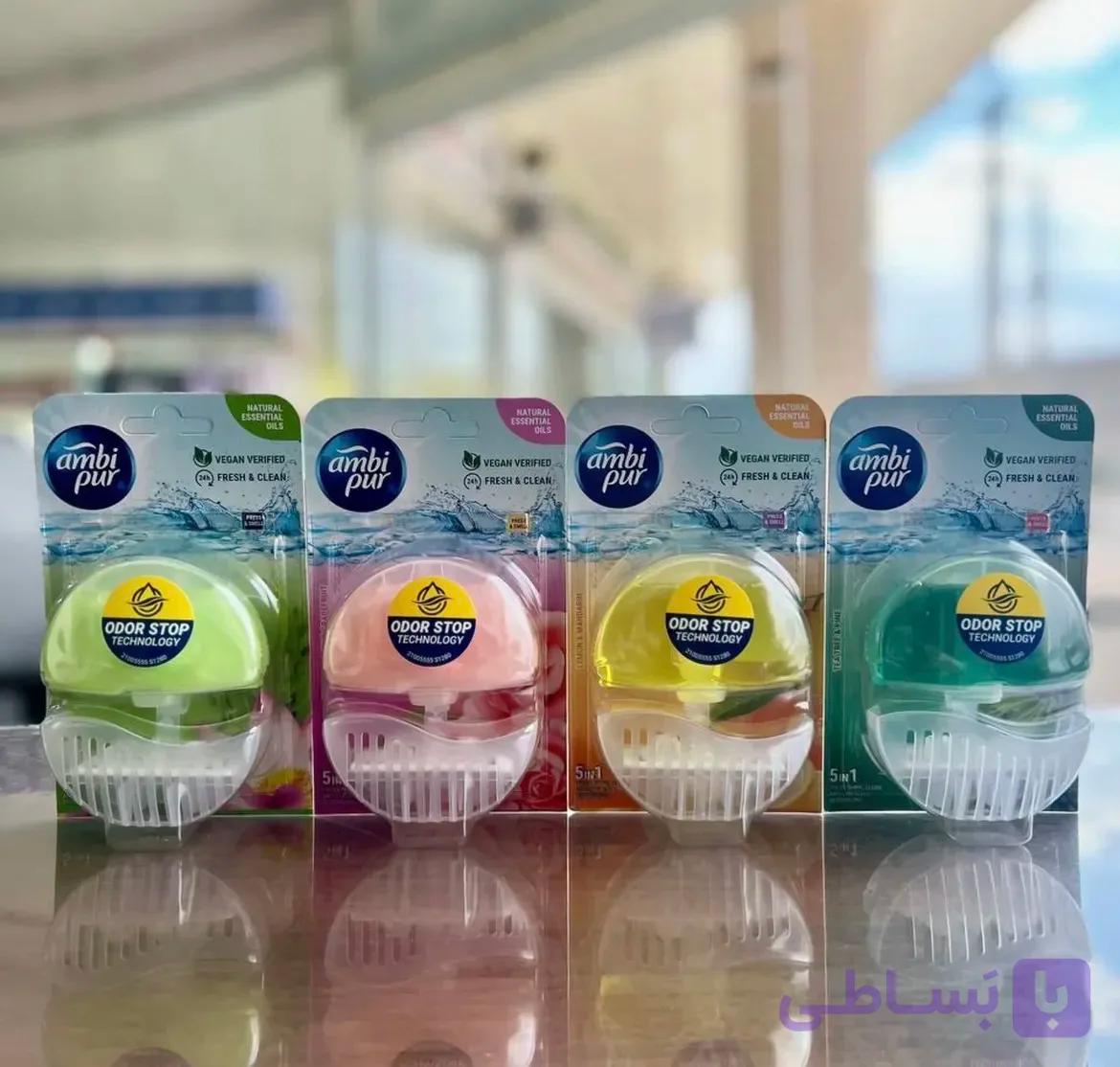جرمگیر و خوشبوکننده توالت فرنگی اتومات ambipure