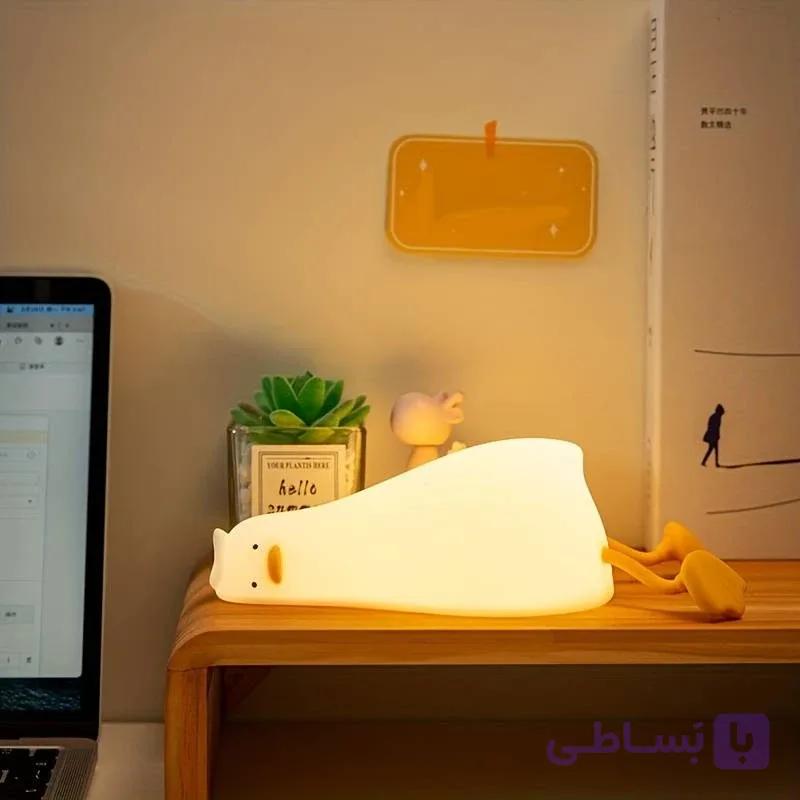 چراغ خواب سیلیکونی اردک خوابیده