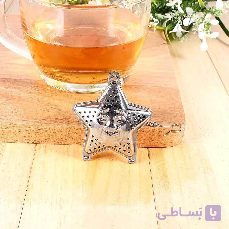 صافی چای استیل طرح ستاره