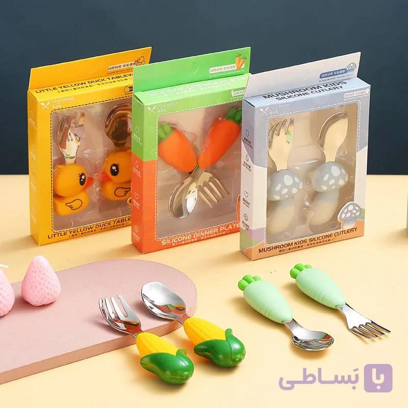 ست قاشق چنگال کودک وارداتی