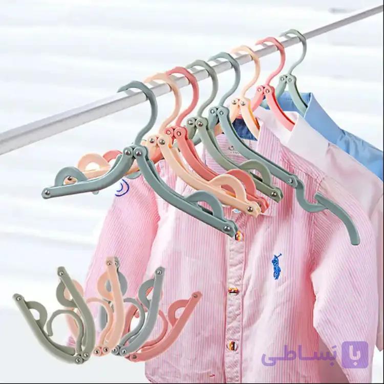 چوب لباسی تاشو قابل حمل