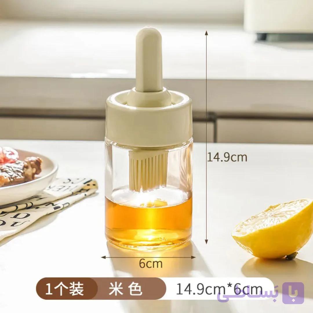 روغن ریز فرچه دار سفید white jar